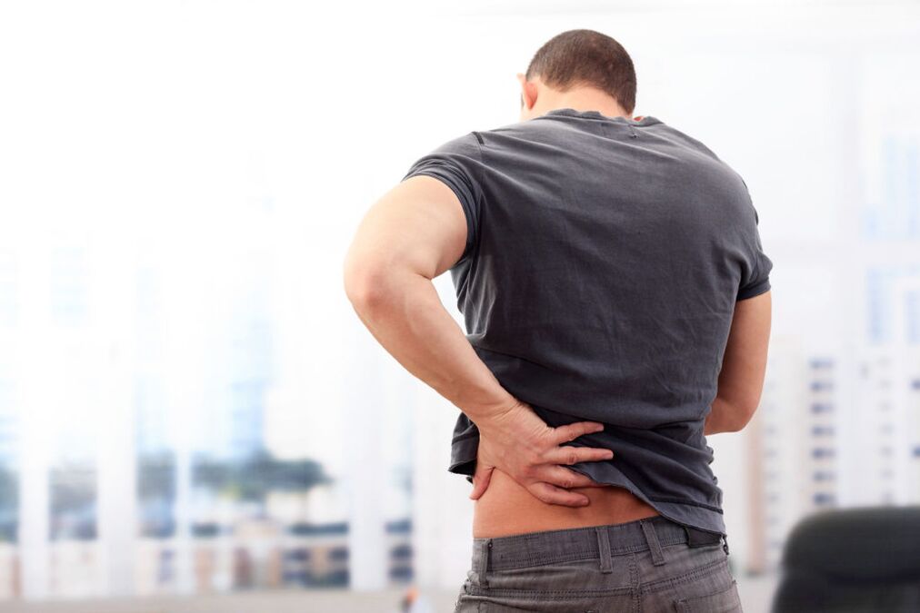 pain in the lower back due to prostatitis