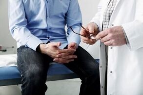 doctor's consultation for prostatitis symptoms