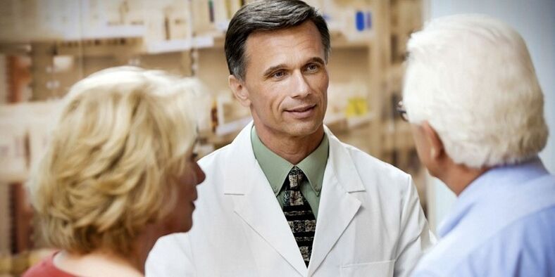 the doctor prescribes medication for the prostate